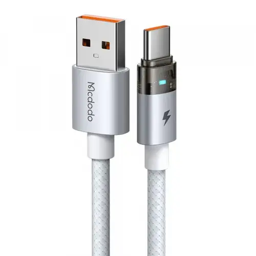 Cablu Date/Incarcare McDodo CA-6892, USB-A - USB-C, 66W, 1.2m (Alb)