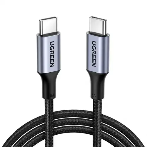 Cablu Date/Incarcare UGREEN US316, USB-C - USB-C, 100W, 0.5m (Gri)
