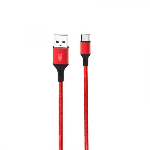 Cablu Date/Incarcare XO Design NB143, USB-A - USB-C, 18W, 2m (Rosu)