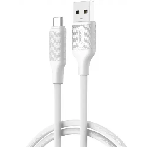 Cablu Date/Incarcare XO Design NB265, USB-A - USB-C, 18W, 1m (Alb)