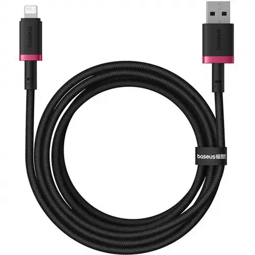 Cablu Date si Incarcare USB-A - Lightning Baseus Dura Series P10377801U01-01, 18W, 1m, Rosu