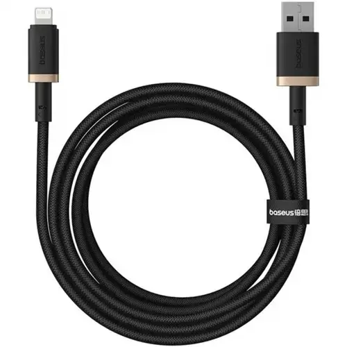 Cablu Date si Incarcare USB-A - Lightning Baseus Dura Series P10377801U01-00, 18W, 1m, Auriu