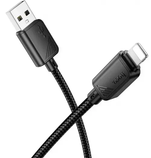 Cablu Date si Incarcare USB-A - Lightning HOCO X113, 18W, 1m, Negru
