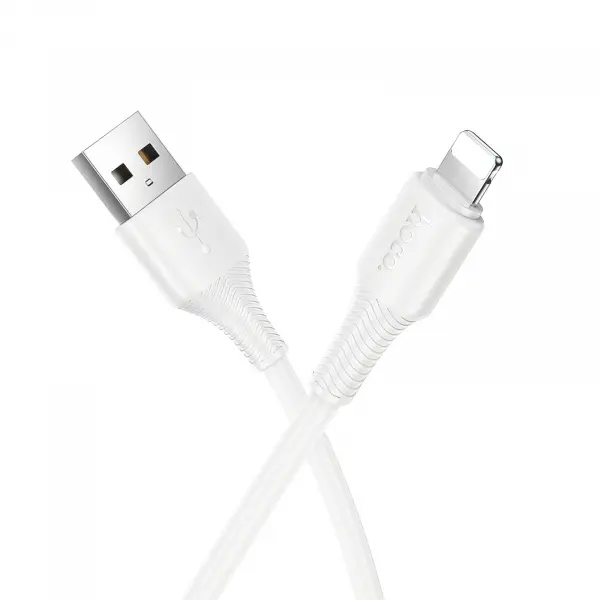 Cablu Date si Incarcare USB-A - Lightning HOCO X120, 18W, 1m, Alb