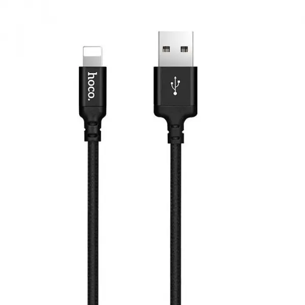 Cablu Date si Incarcare USB-A - Lightning HOCO X14 Times, 18W, 1m, Negru