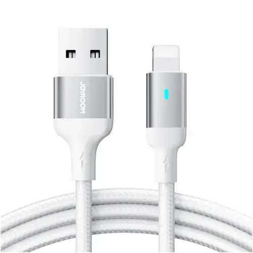 Cablu Date si Incarcare USB-A - Lightning Joyroom A10, 18W, 1.2m, Alb