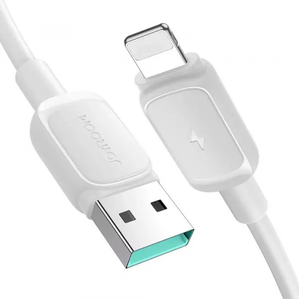 Cablu Date si Incarcare USB-A - Lightning Joyroom S-A14, 18W, 1.2m, Alb