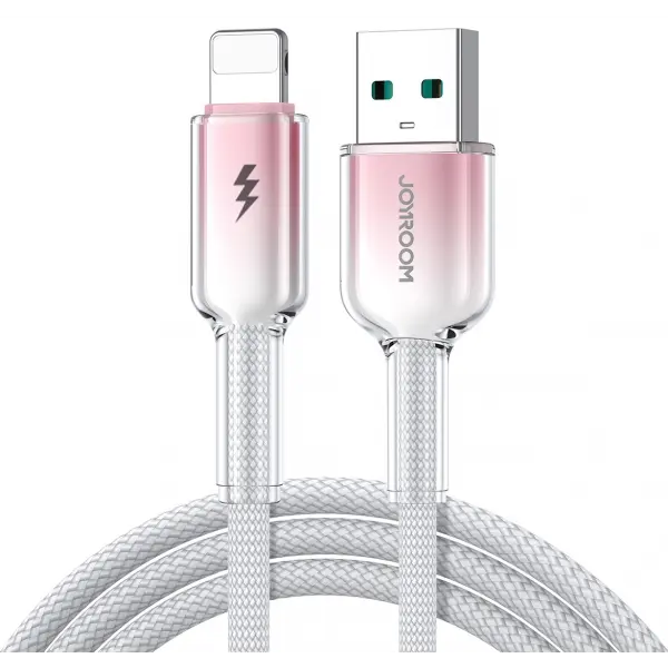 Cablu Date si Incarcare USB-A - Lightning Joyroom S-A42, 18W, 1.2m, Alb