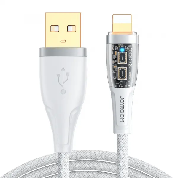 Cablu Date si Incarcare USB-A - Lightning Joyroom S-UL012A3, 18W, 1.2m, Alb