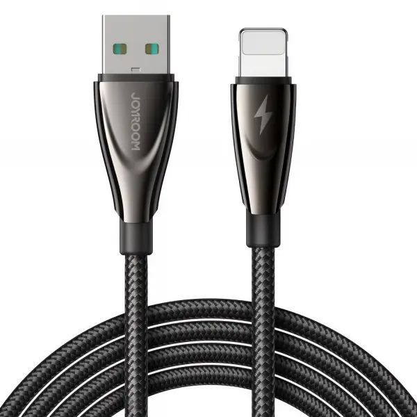 Cablu Date si Incarcare USB-A - Lightning Joyroom SA31-AL3, 18W, 1.2m, Negru