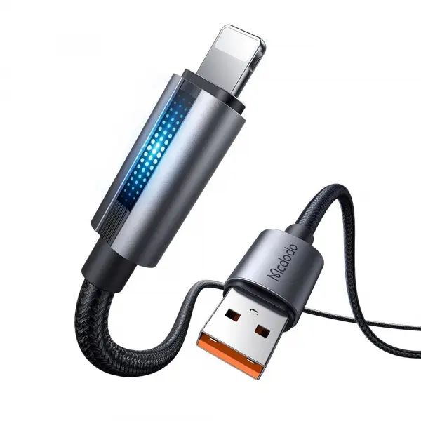 Cablu Date si Incarcare USB-A - Lightning McDodo CA-5660, 18W, 1.2m, Negru