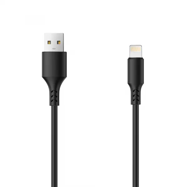 Cablu Date si Incarcare USB-A - Lightning Setty, 18W, 1m, Negru