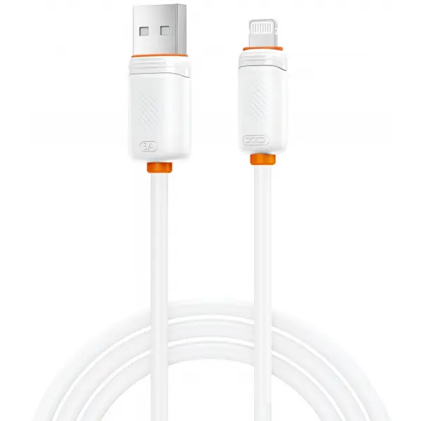 Cablu Date si Incarcare USB-A - Lightning XO Design NB302, 18W, 1m, Alb