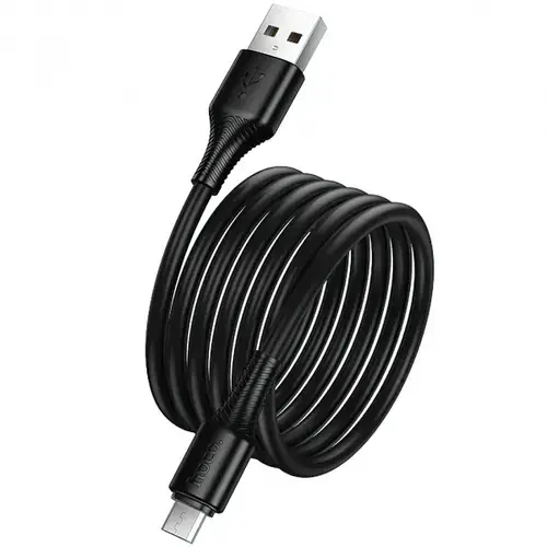 Cablu Date si Incarcare USB-A - microUSB HOCO X120, 18W, 1m, Negru