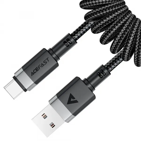 Cablu Date si Incarcare USB-A - USB-C Acefast C14-04, 18W, 1.2m, Negru