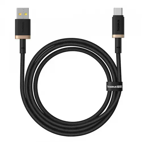 Cablu Date si Incarcare USB-A - USB-C Baseus P10377802U01-00 Dura Series, 60W, 1m, Negru/Auriu