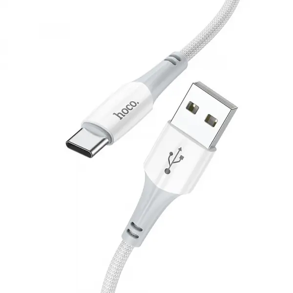 Cablu Date si Incarcare USB-A - USB-C HOCO X70, 18W, 1m, Alb