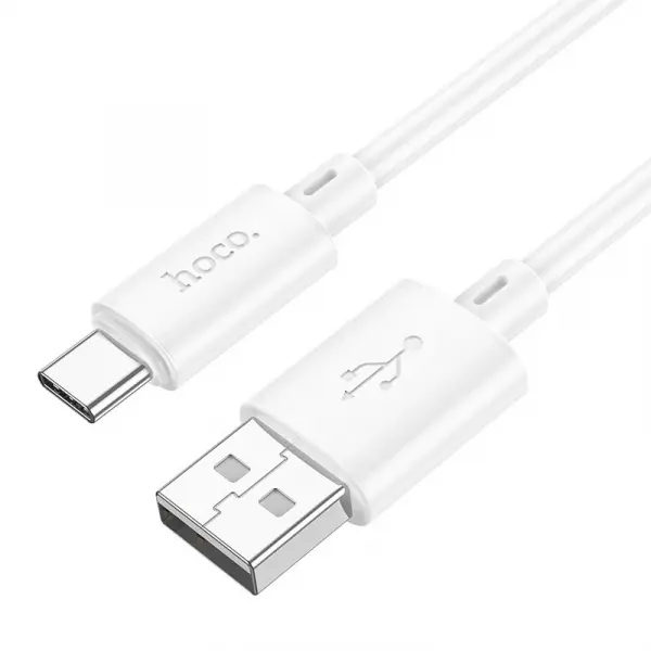 Cablu Date si Incarcare USB-A - USB-C HOCO X88, 18W, 1m, Alb