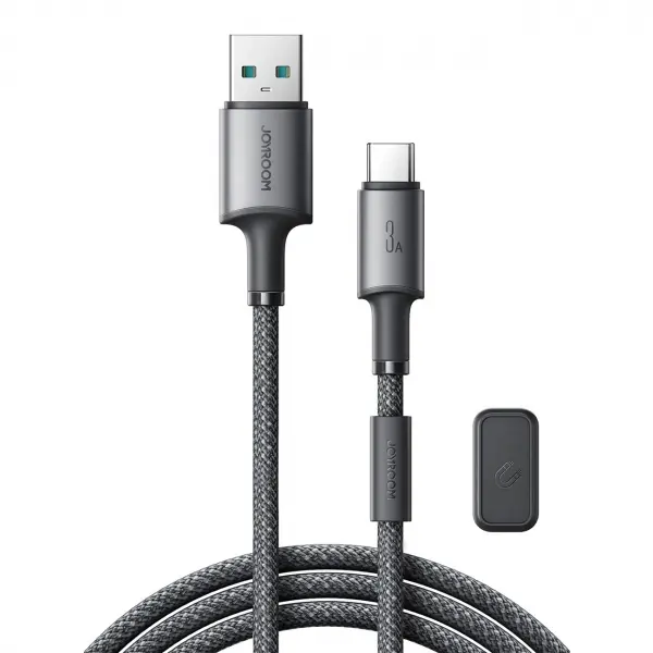 Cablu Date si Incarcare USB-A - USB-C Joyroom S-A50, 60W, 1.2m, Gri