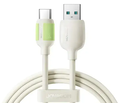 Cablu Date si Incarcare USB-A - USB-C Joyroom S-A53, 18W, 1.2m, Bej