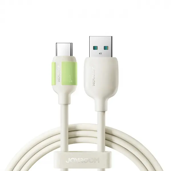 Cablu Date si Incarcare USB-A - USB-C Joyroom S-A53, 30W, 2m, Bej