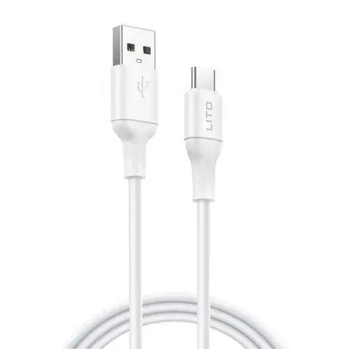 Cablu Date si Incarcare USB-A - USB-C Lito LD06T, 18W, 1m