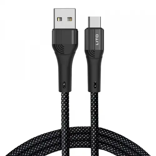 Cablu Date si Incarcare USB-A - USB-C Lito LD14, 60W, 1m