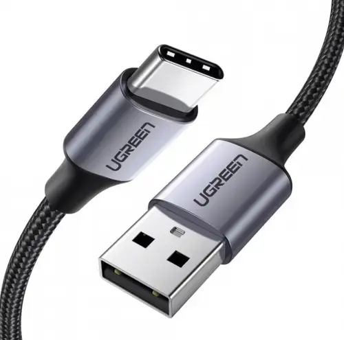 Cablu Date si Incarcare USB-A - USB-C UGREEN US288, 60W, 0.25m, Negru