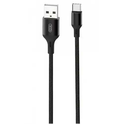 Cablu Date si Incarcare USB-A - USB-C XO Design NB143, 18W, 2m, Negru