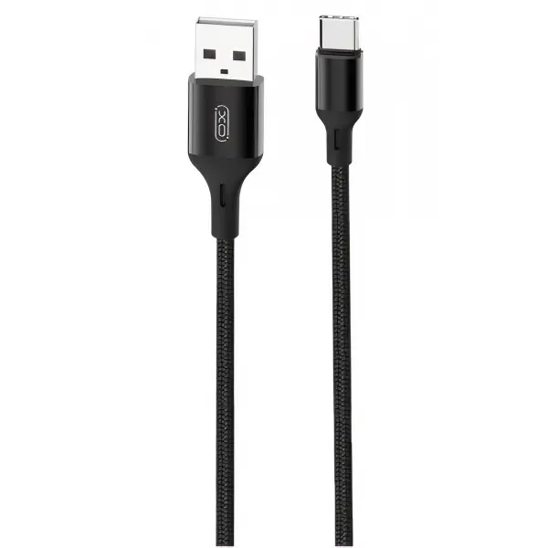 Cablu Date si Incarcare USB-A - USB-C XO Design NB143, 18W, 2m, Negru