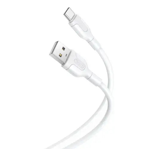 Cablu Date si Incarcare USB-A - USB-C XO Design NB212, 18W, 1m, Alb