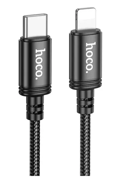 Cablu Date si Incarcare USB-C - Lightning HOCO X89, 27W, 2m, Negru