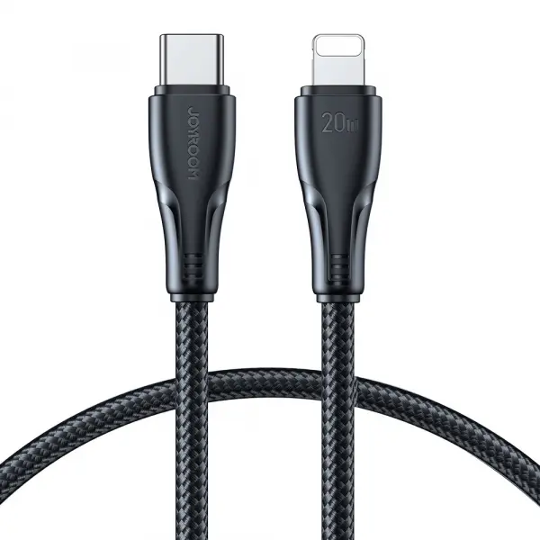Cablu Date si Incarcare USB-C - Lightning Joyroom S-A11, 20W, 0.25m, Negru