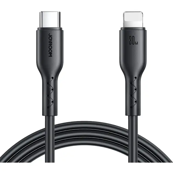 Cablu Date si Incarcare USB-C - Lightning Joyroom S-A26, 30W, 1m, Negru