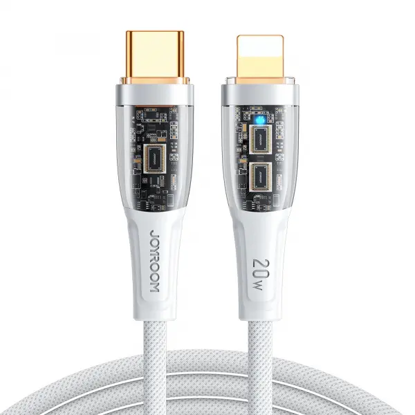 Cablu Date si Incarcare USB-C - Lightning Joyroom S-CL020A3, 20W, 1.2m, Alb