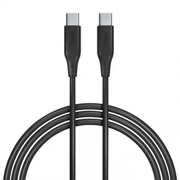 Cablu Date si Incarcare USB-C - USB-C Allity. AUC-02, 100W, 2m, Negru