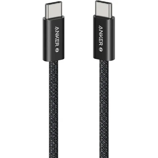 Cablu Date si Incarcare USB-C - USB-C Anker Zolo, 240W, 1m, Negru A8060H11