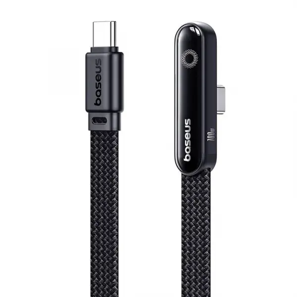 Cablu Date si Incarcare USB-C - USB-C Baseus MVP 3, 100W, 1m, Negru P10382500121-00