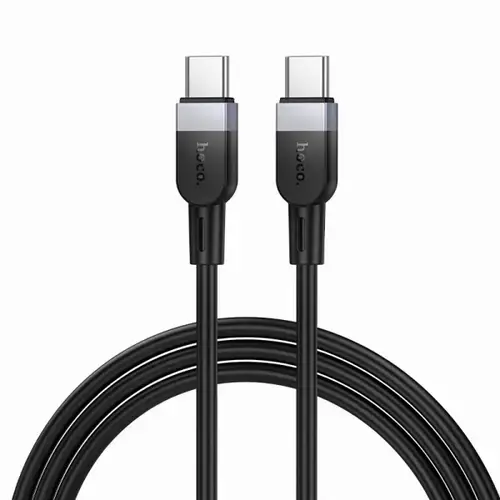 Cablu Date si Incarcare USB-C - USB-C HOCO X109, 60W, 1m, Negru