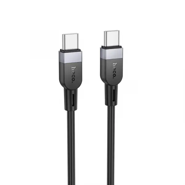 Cablu Date si Incarcare USB-C - USB-C HOCO X109, 60W, 2m, Negru