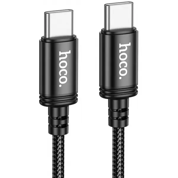 Cablu Date si Incarcare USB-C - USB-C HOCO X91, 60W, 3m, Negru