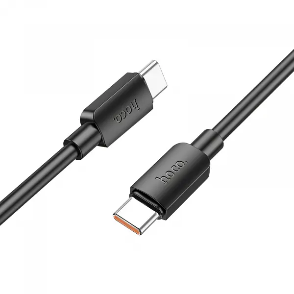 Cablu Date si Incarcare USB-C - USB-C HOCO X96, 100W, 1m, Negru