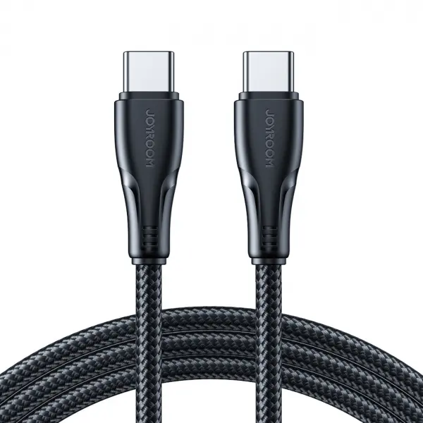 Cablu Date si Incarcare USB-C - USB-C Joyroom S-A11, 60W, 0.25m, Negru