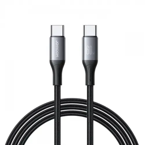 Cablu Date si Incarcare USB-C - USB-C Joyroom S-A28 Flash, 60W, 2m, Negru