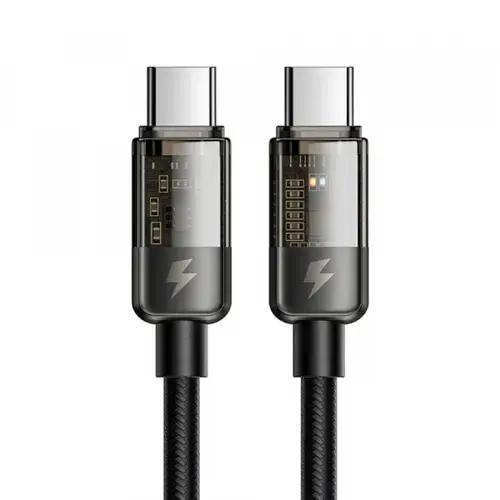 Cablu Date si Incarcare USB-C - USB-C McDodo CA-2840 Auto Power Off, 100W, 1.2m, Negru