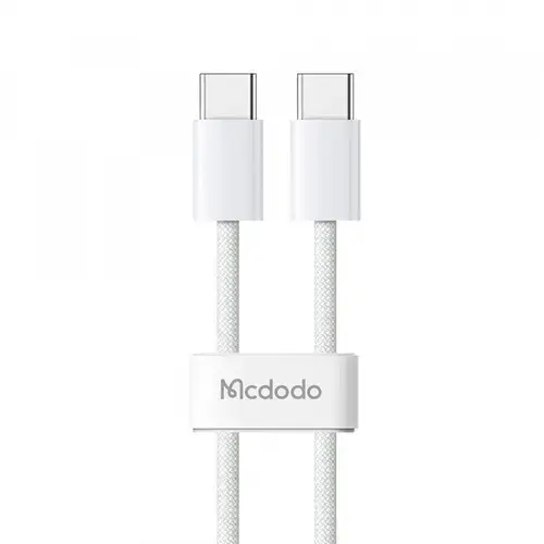 Cablu Date si Incarcare USB-C - USB-C McDodo CA-5690, 60W, 1m, Alb