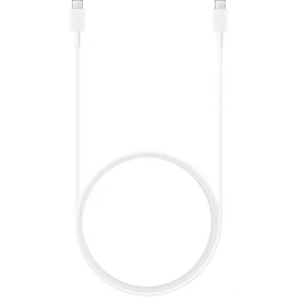 Cablu Date si Incarcare USB-C - USB-C Samsung, 100W, 1.8m, Alb EP-DX510JWEGEU
