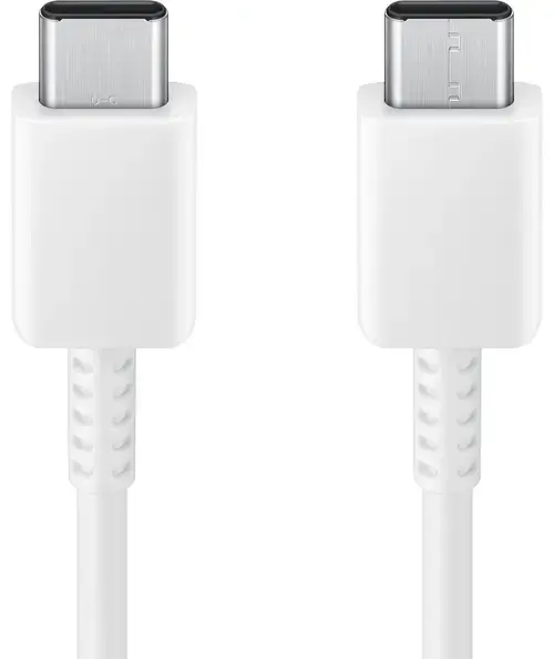Cablu Date si Incarcare USB-C - USB-C Samsung EP-DA705BWE, 25W, 1m, GP-TOU021RFBWW, Bulk (Alb)