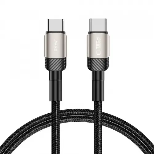Cablu Date si Incarcare USB-C - USB-C Tech-Protect Ultraboost EVO, 100W, 1m, Argintiu