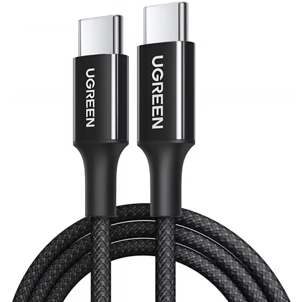 Cablu Date si Incarcare USB-C - USB-C UGREEN L501, 60W, 2m, Negru